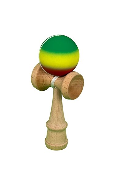 LEIBOO Επαγγελματικό ξύλινο κεντάμα, 18 εκ., με ντεγκραντέ μοτίβο, νέον πράσινο