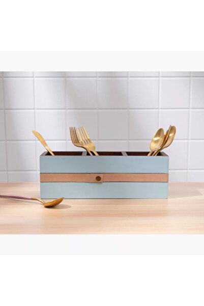 Generic Leaf Cutlery Holder - 10x30 cm