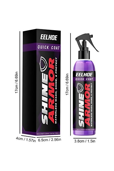 Flippy Hydrophobic Car Spray 3-in-1, Cleaning, Coating, Shine, Scratch Repair, 100 mL