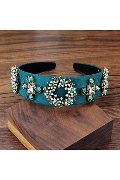 Pursehuit Bentiță verde, cu pietre verzi, Indiana C1