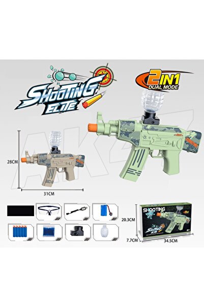 Flippy Electric Gel Ball Blaster AK47 - 5000 Balls, Green