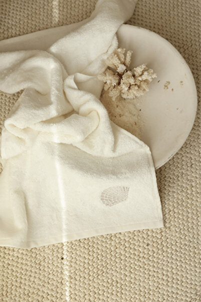 İrya Bamboo Ribbed Hand Towel 50X90 cm Ecru