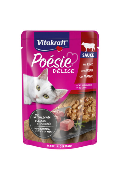 Vitakraft Poesie Delice Beef Sauce 85g