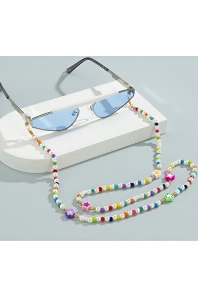 Pursehuit Αλυσίδα γυαλιών, με μαργαριτάρια και χρωματιστές χάντρες, Ozzy C2