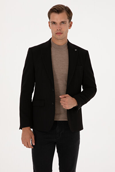 U.S. Polo Assn. سترة رجالية سوداء 50312342-VR046