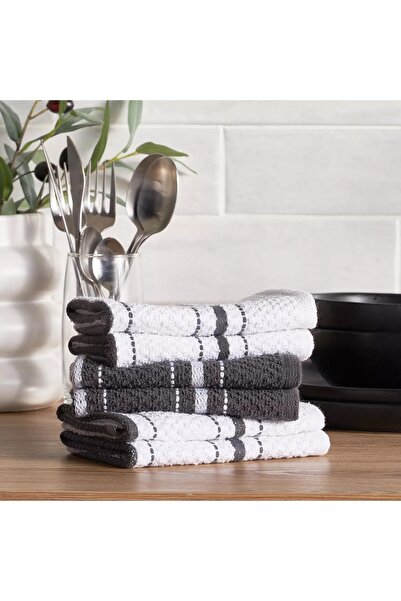 Generic Brin 6-Piece Dish Cloth Set - 30x30 cm