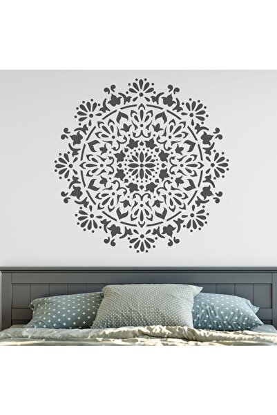 Maxrom Sablon Perete vopsire, tencuiala 0.7mm Bliss Mandala Refolosibil, model MXSP7147, 200 x 200 mm