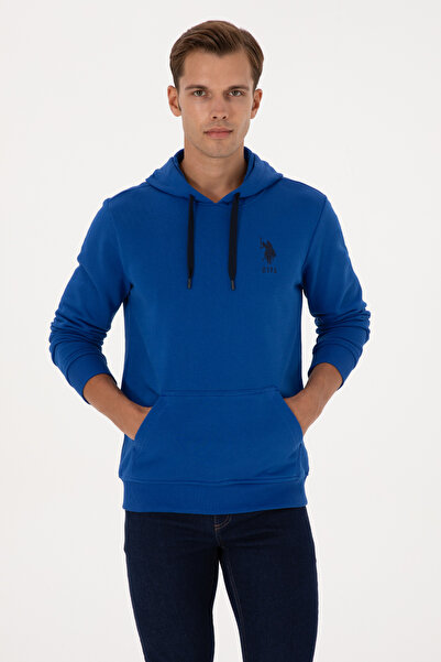U.S. Polo Assn. Erkek Mavi Basic Sweatshirt 50307703-VR212