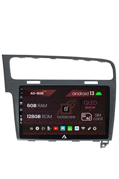 AutoDrop Navigatie Volkswagen Golf 7, Android 13, B-Octa / 6GB + 128GB, 10.1"