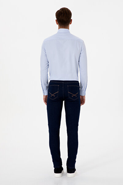 U.S. Polo Assn. Erkek Koyu Mavi Slim Fit Jean Pantolon 50310335-DN0023