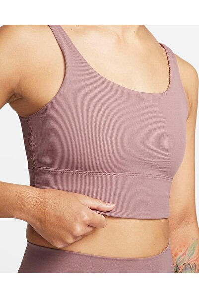 Nike Жіночий спортивний атлет – Smokey Mauve Gül Kurusu – Легка підтримка для...