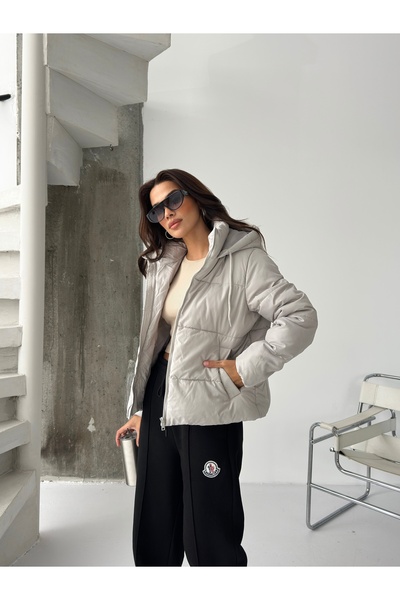 ABOUT US cu glugă MONTĂ REGULĂ CU FORMĂ DOLUMLU # 0001