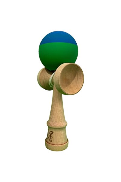 LEIBOO Kendama Profesionala Originala X, din Lemn, Bila Cauciucata, 18 cm, Joc de Indemanare pentru Copii s