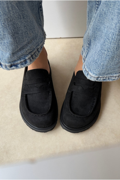 Mupa Shoes Women's slippers black suede