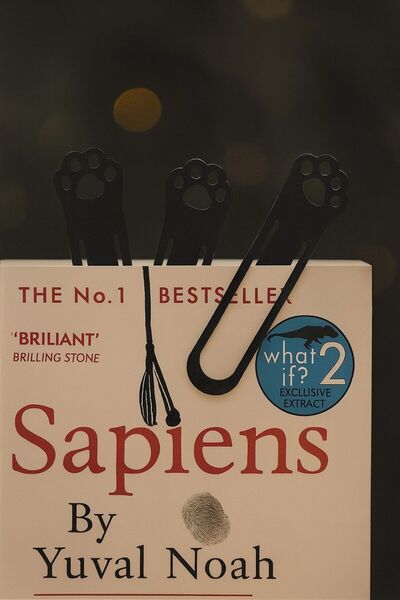 VENON 1 bucăți de metal NEGRU, 9,5 cm, semne de carte, agrafe metalice, pentru împachetare, sortare, iubitorii de cărți