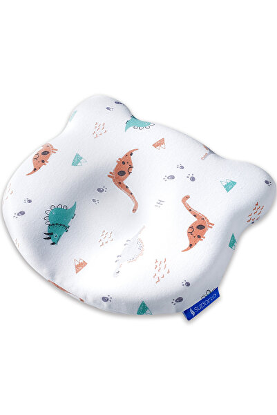 Suporto Pernă Bear Baby, 0-12 luni, împotriva plagiocefaliei, spumă cu memori...