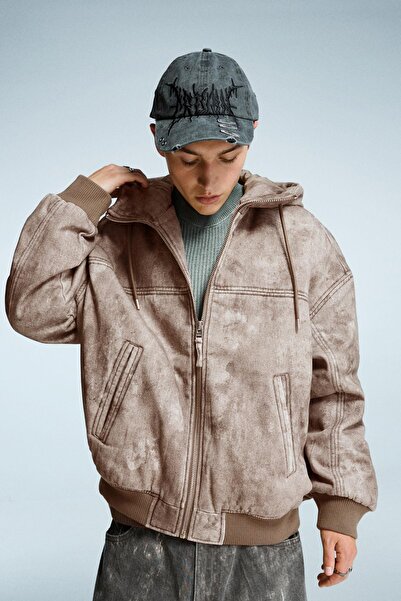 Bershka Kapüşonlu ceket