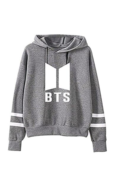 HALAMODO هودي رجالي مطبوع عليه BTS، هودي نسائي كاجوال