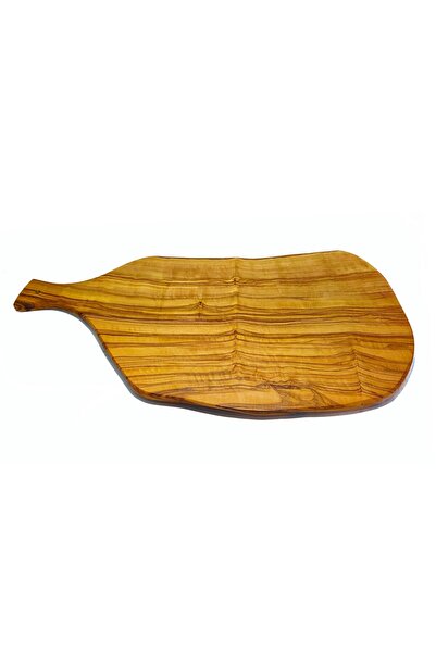OEM Large olive wood cutting board with channel, rustic serving platter for meat, Seville 50x22x2 cm