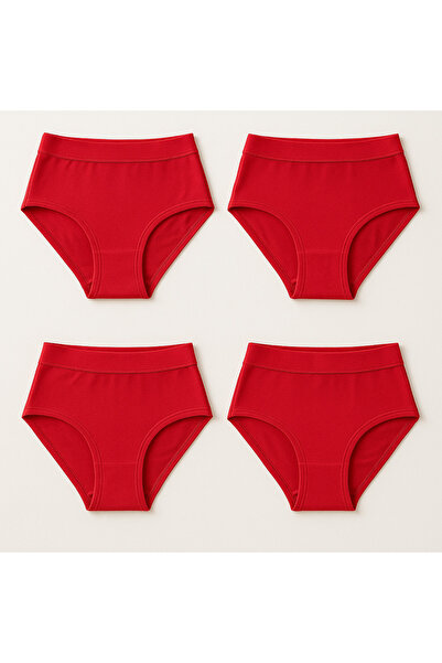 BALDOMERO Women's High Waist Panties 4-Pack – Everyday Comfortable Cotton