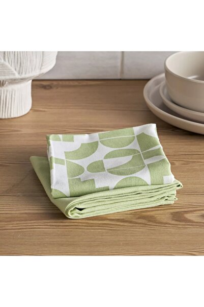 Generic Matcha 2-Piece Kitchen Towel Set - 65x45 cm