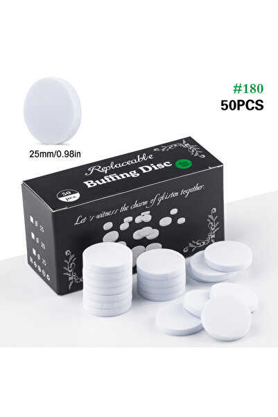 choice2 G180-50pcs-A ورق صنفرة ذاتي اللصق قابل للاستبدال لتلميع باديكير احترا...
