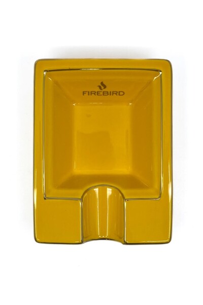FireBird Single Cigar Ashtray - Yellow