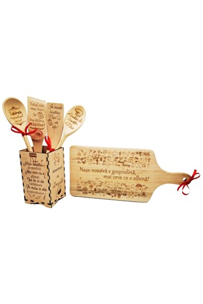 OEM Set de bucatarie personalizat "Nasa noastra e gospodina", 6 piese