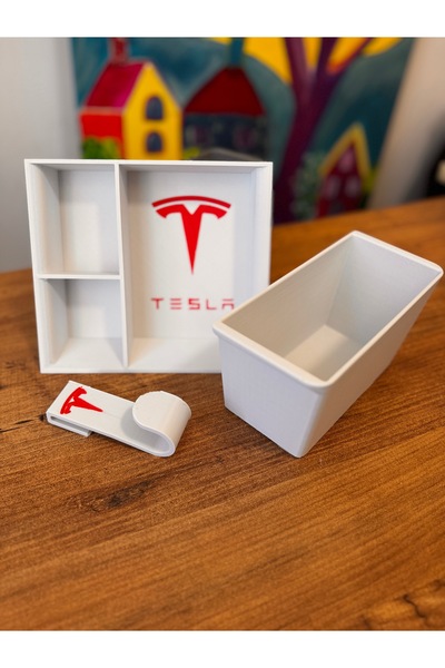 TESLA منظم وحدة التحكم المركزية المتوافق مع موديل Y + منظم مسند الذراع + حامل...