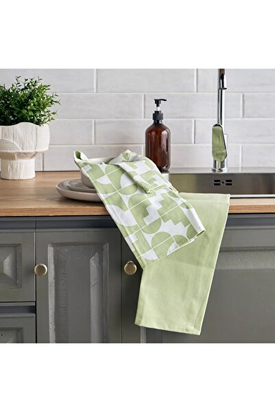 Generic Matcha 2-Piece Kitchen Towel Set - 65x45 cm