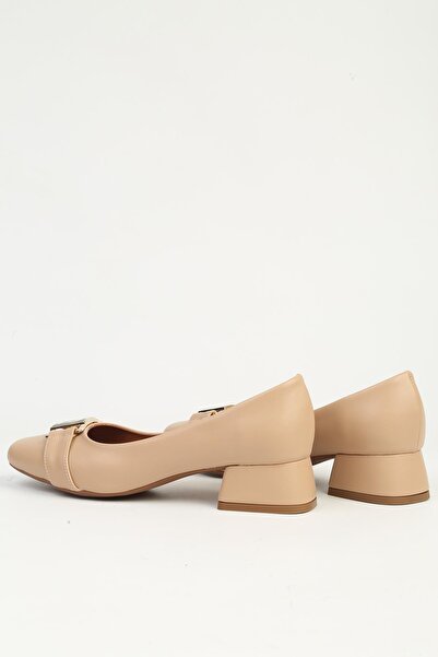 Pierre Cardin Beige Heeled Shoes Pc-55151