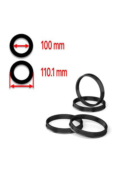 Best Ride Hub Centric Rings 110.1mm - 100mm high quality polycarbonate