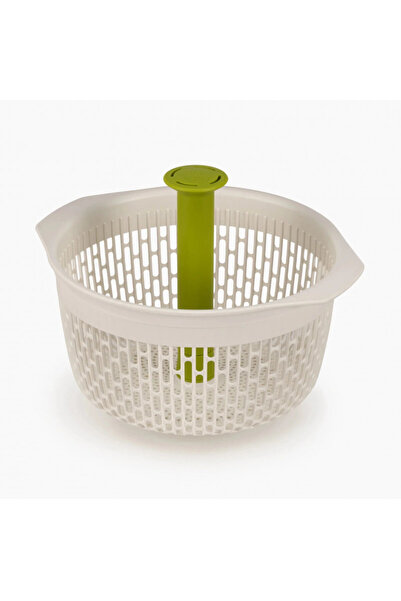 Joseph Joseph Stoarcătoare și strecurătoare pentru salată 2 în 1 20185, alb/verde