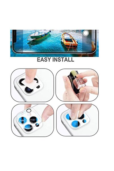 Gtech Set of 3 3D camera protectors and 3 screen protectors for Apple iPhone 15 Plus, Clear