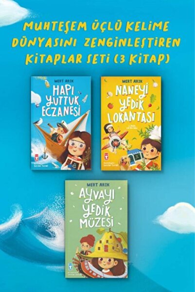 Timaş Çocuk Muhteşem Üçlü Kelime Dünyasını Zenginleştiren Kitaplar Seti (3 Ki...