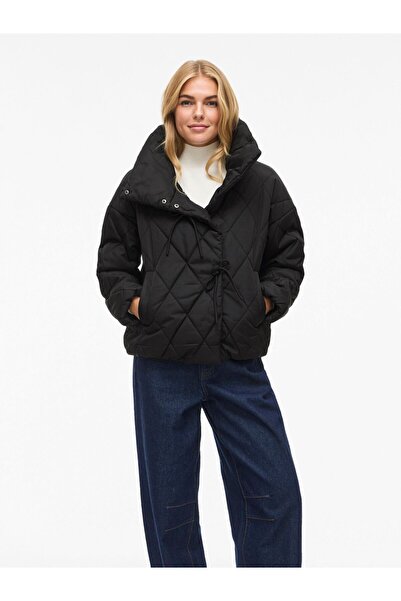 VILA Wattierte Jacke VIBUMBLE Stehkragen