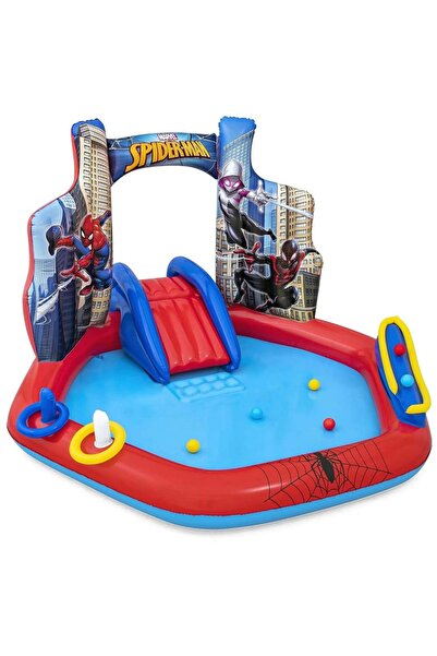 BESTWAY Bestway play center, made of vinyl, inflatable slide, balls, throwing rings, model...
