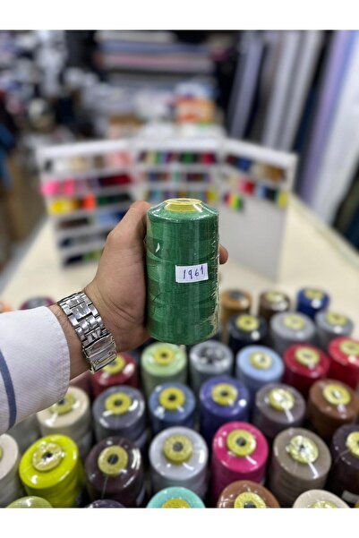 Bayar Kumaş خيط خياطة 1961 ملون، خيط ماكينة رقم 120، 5000 متر خيط