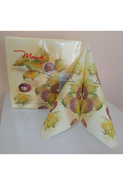 Mank Șervețele de masă festive Linclass - Kastanie (castaniu) / 40 x 40 cm / ...