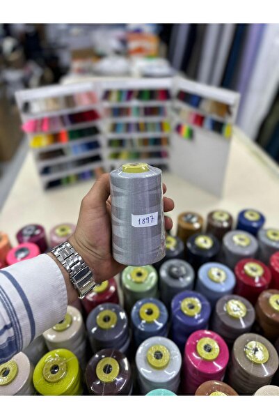 Bayar Kumaş خيط خياطة 1897 خيط آلة ملون رقم 120 بطول 5000 متر