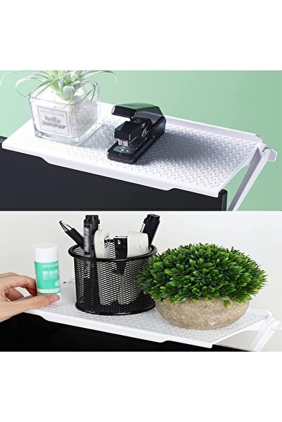 FDDD TV storage shelf, plastic, white, 30 x 11.3 cm