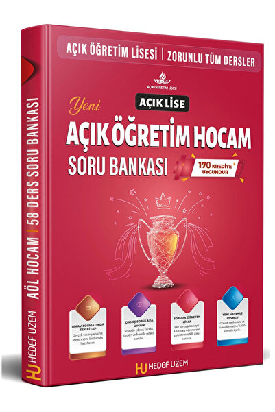 Liyakat Yayınları AÖL HOCAM SORU BANKASI - YENİ- Açık Öğretim Lisesi Sınavlar...