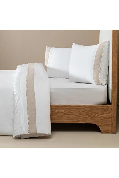 Penelope 100% Cotton Satin Fabric Duvet Cover Set 200X220 cm - Carla Series