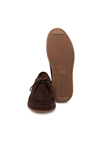 Tergan Kahve Hakiki Deri Erkek Klasik Ayakkabı - E24S1AY57000-B85