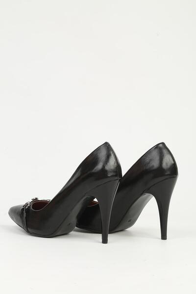 Pierre Cardin Black High Heel Shoes Pc-55127