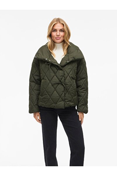 VILA Pufferjacke VIBUMBLE Stehkragen