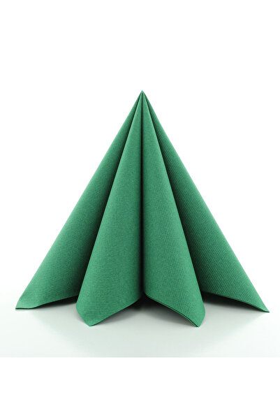 Mank Șervețele de masă festive Linclass - Verde închis / 40 x 40 cm / 50 buc