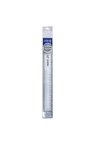 doms Zoom Accurate and Perfect Markings Broad Measuring Ruler 30 cm