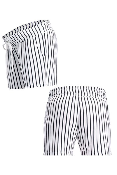 NOPPIES Pantaloni scurti cu dungi pentru gravide