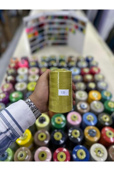 Bayar Kumaş خيط خياطة 135 لون خيط ماكينة رقم 120 5000 متر خيط